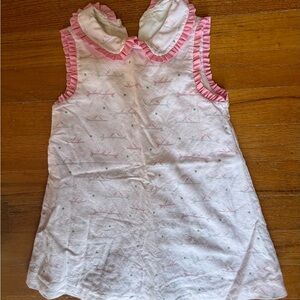 Petit Bebe Linen Toddler Dress